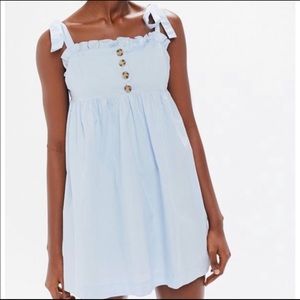 Urban Outfitters light blue babydoll dress